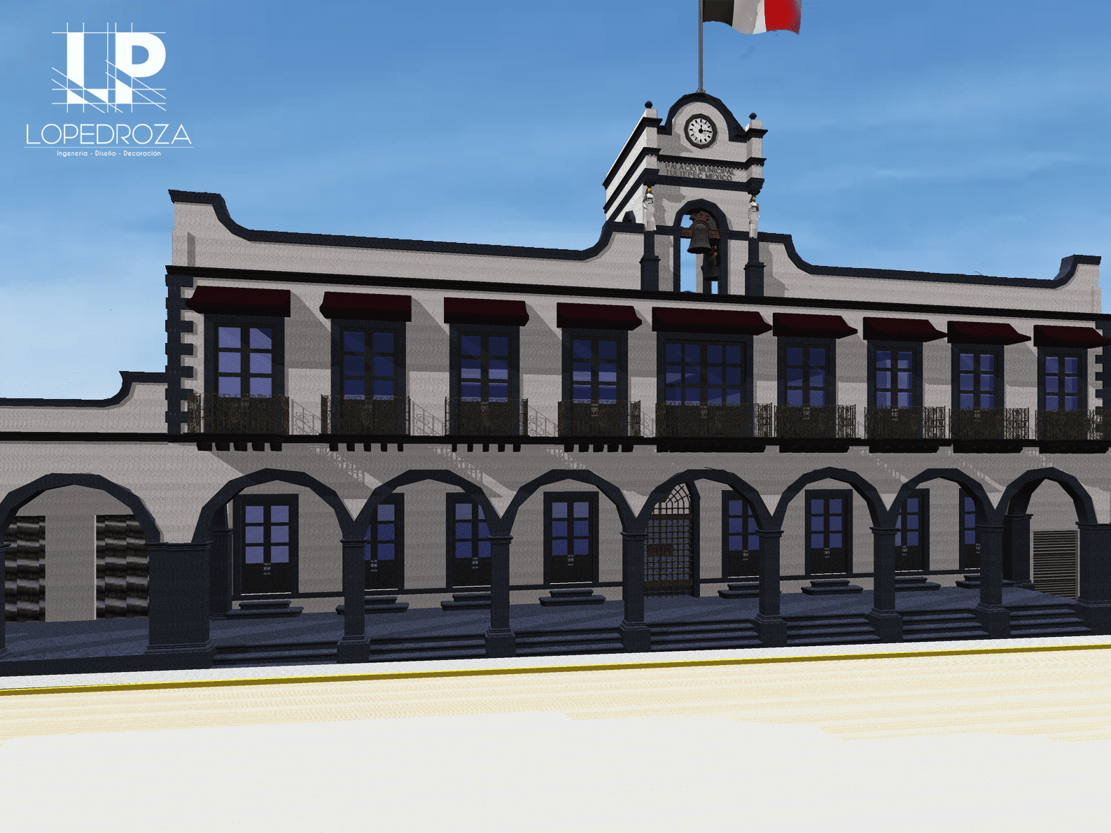 Remodelacion de H. Ayuntamiento de Tultepec LOPEDROZA 1