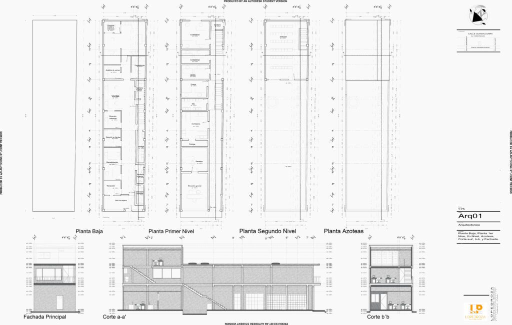 Plano Alvamex LOPEDROZA ARQUITECTURA 5