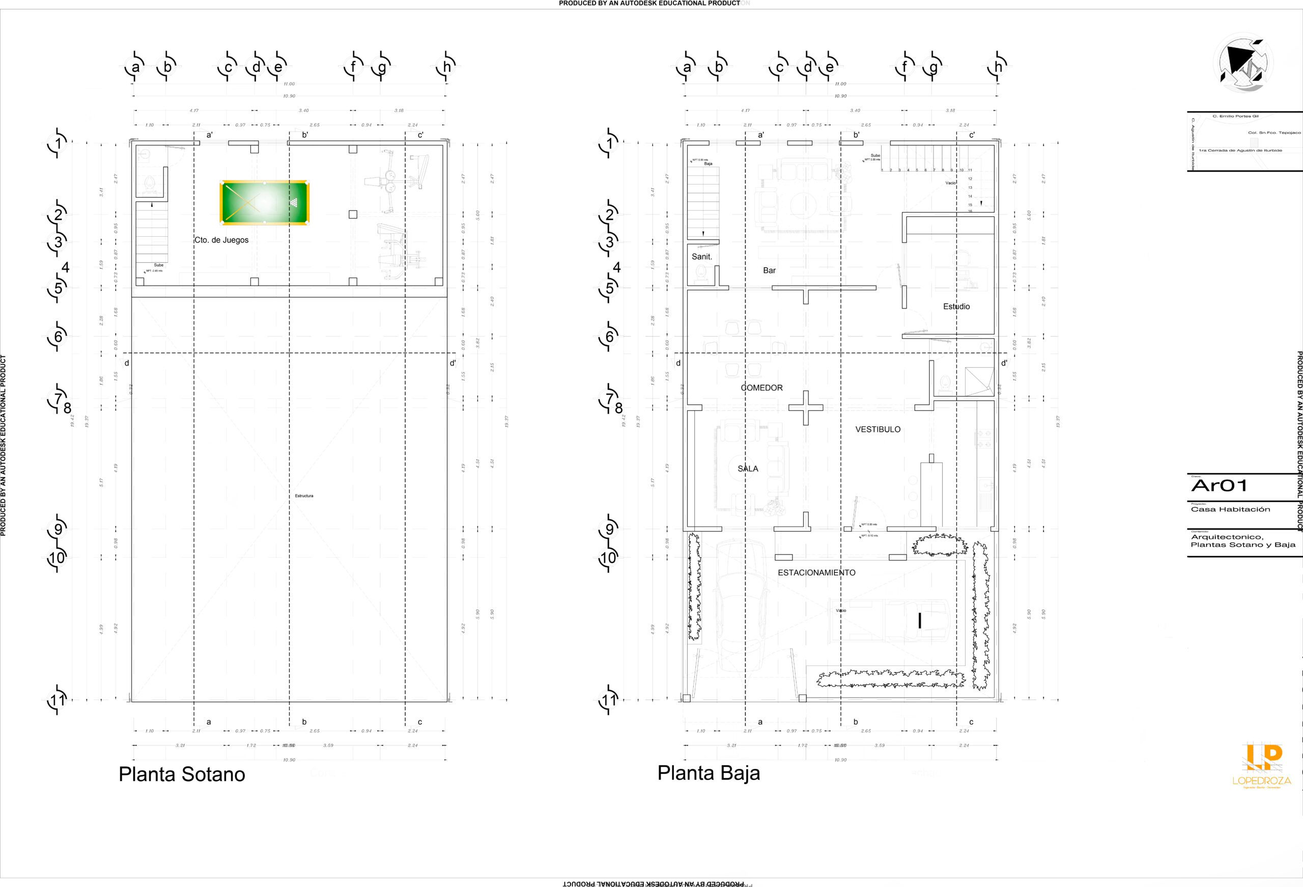 Casa Tepojaco LOPEDROZA plano 4