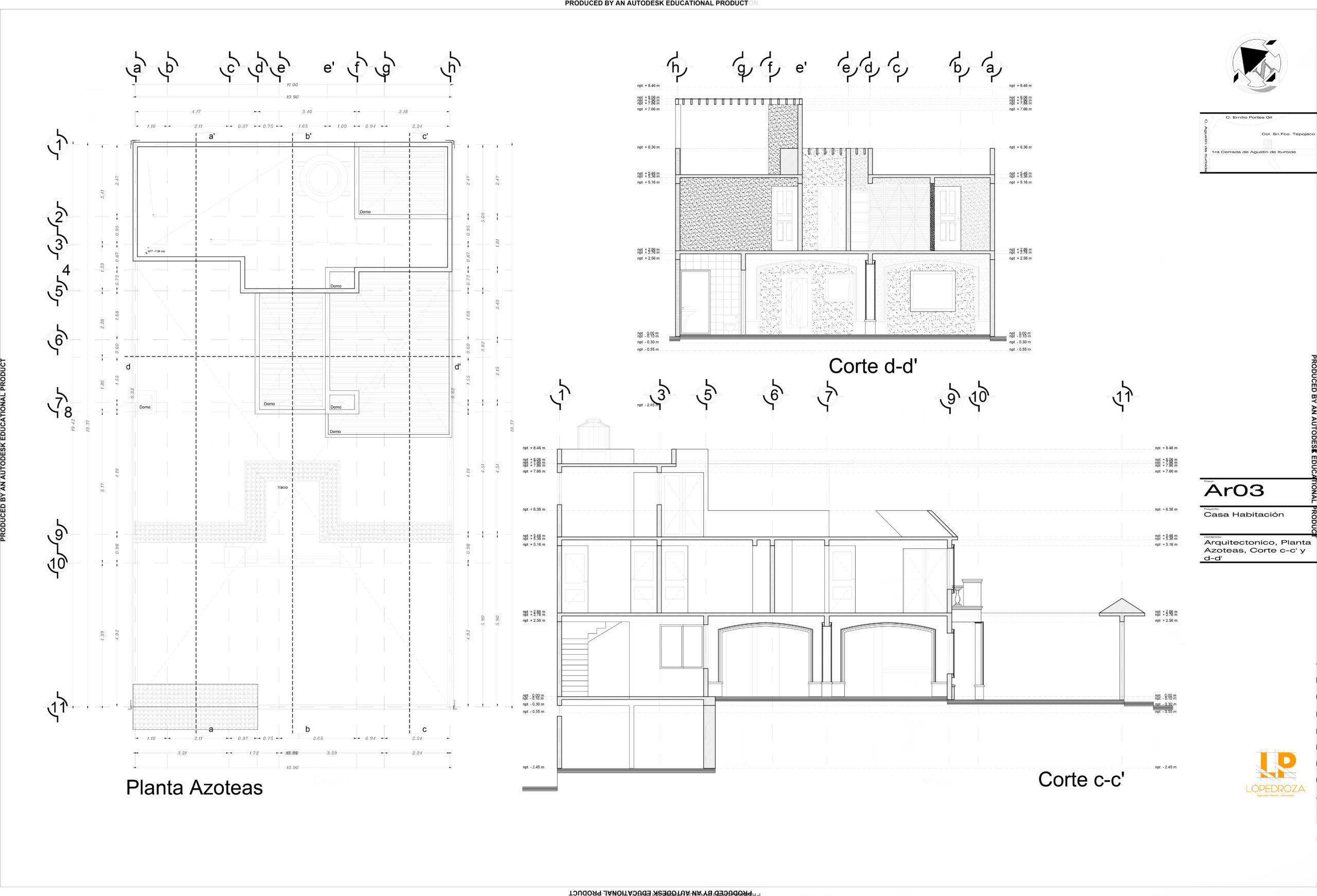 Casa Tepojaco LOPEDROZA plano 2