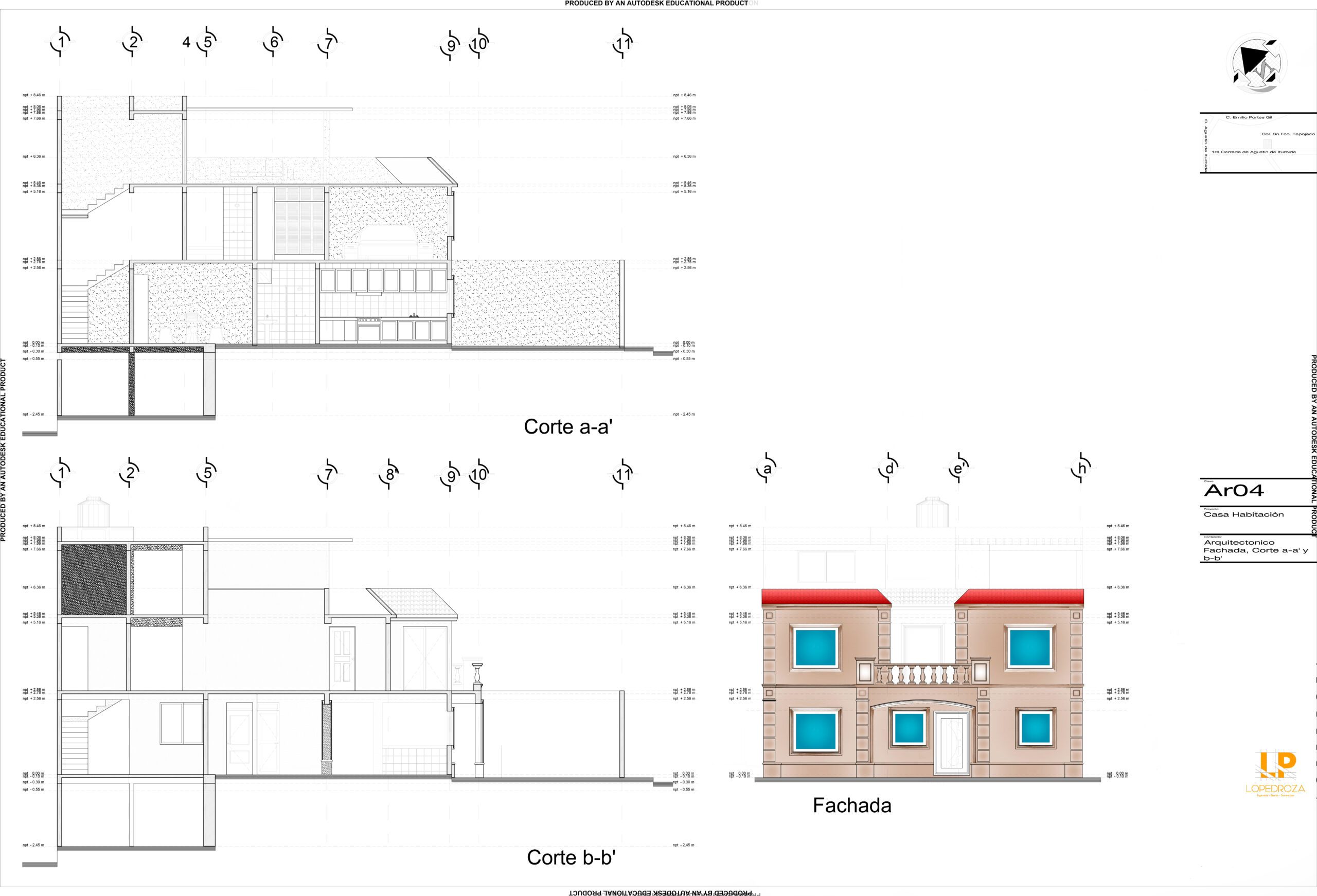 Casa Tepojaco LOPEDROZA plano 1